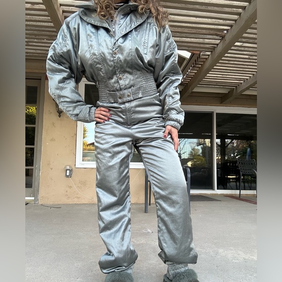 VINTAGE 90s NILS Snowsuit in Silver - Picture 10 of 10